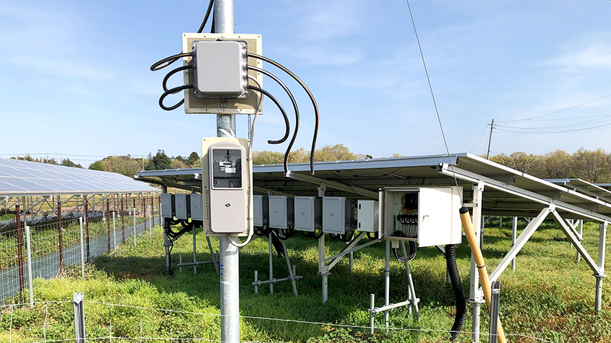 太陽光発電所のケーブル盗難